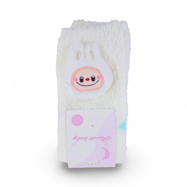 Girls Winter Socks – Off White