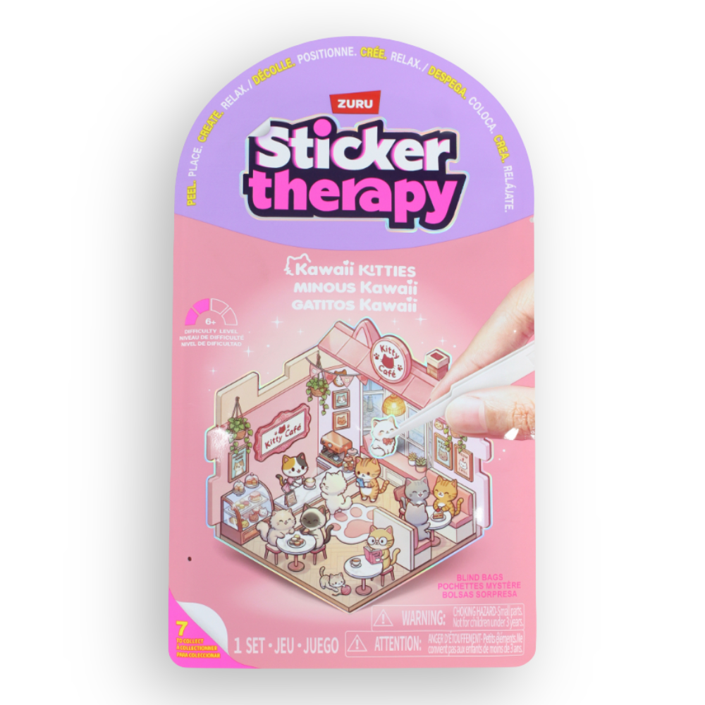 ZURU Sticker Therapy Kawaii Kitties Mystery Pack