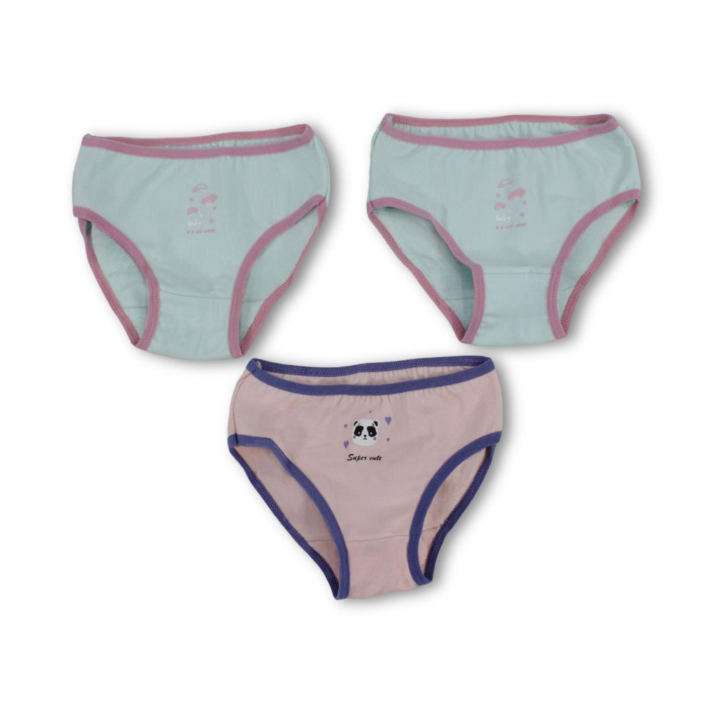 Girls Cotton Printed Panties – Pack Of 3