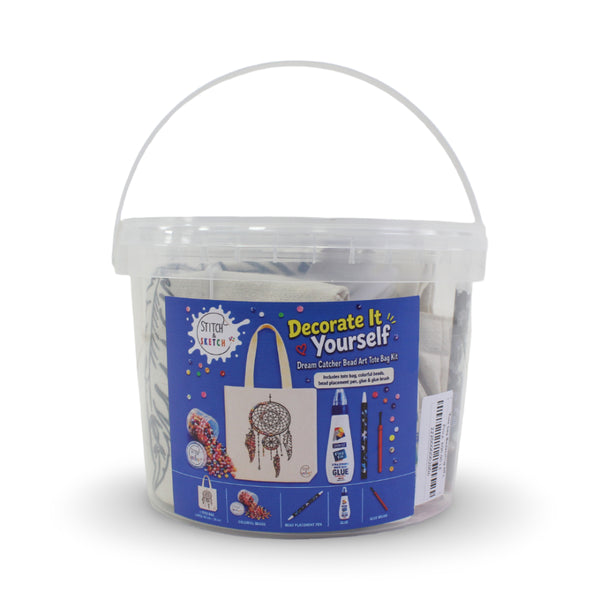 Stitch & Sketch Large Tote Bag Bedazzling Kit