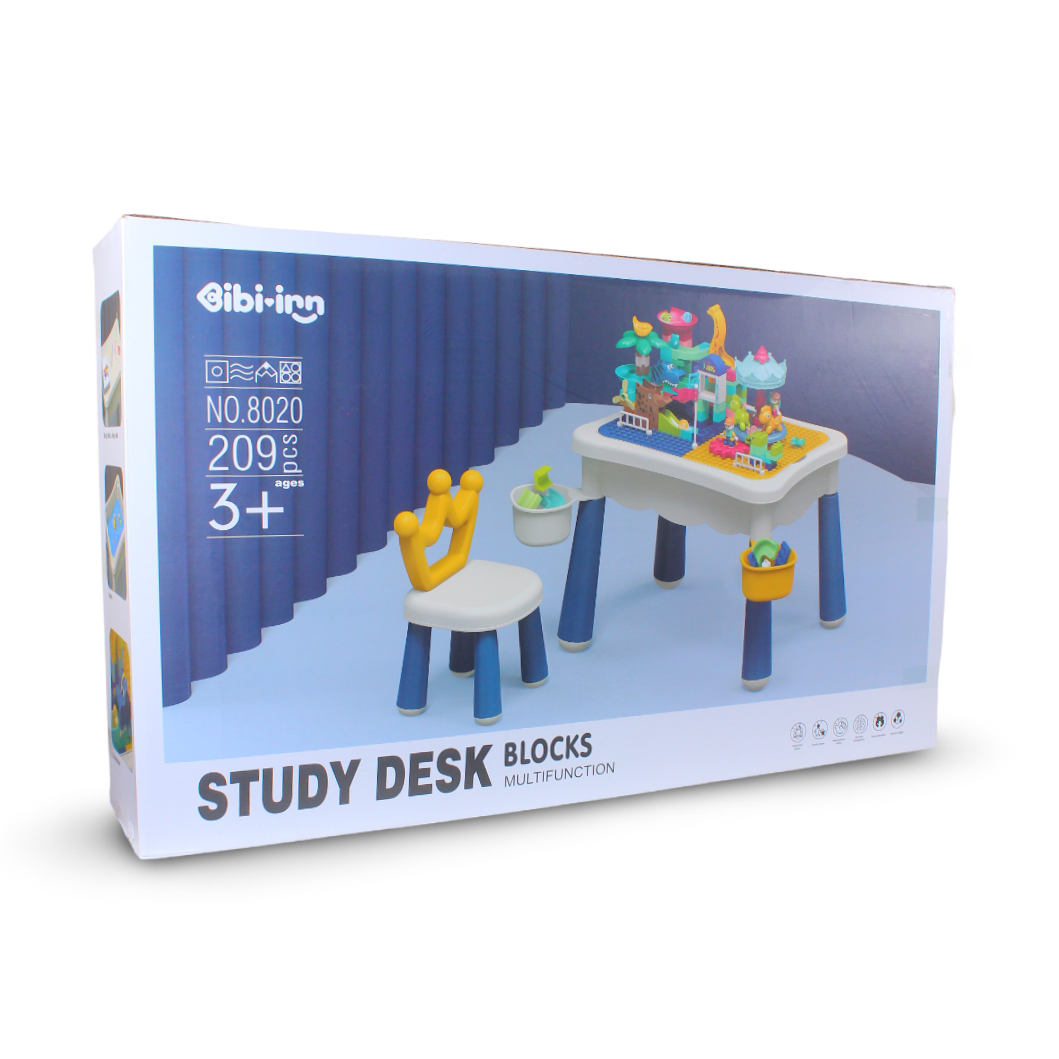 209-Piece Building Blocks Table