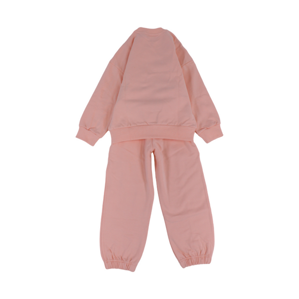 Girls Long-Sleeved Pajama Set with "Life Is Kind" Print