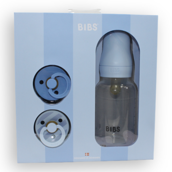 BIBS Gift Set Baby Sprinkle Baby Blue