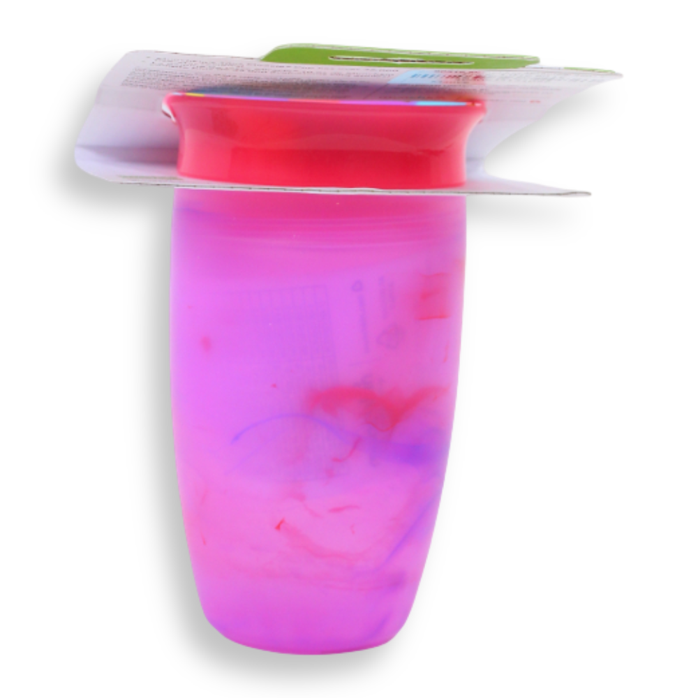Munchkin Miracle® 360° Tropical Swirl Sippy Cup 10 oz – Mauve, 12 Months+