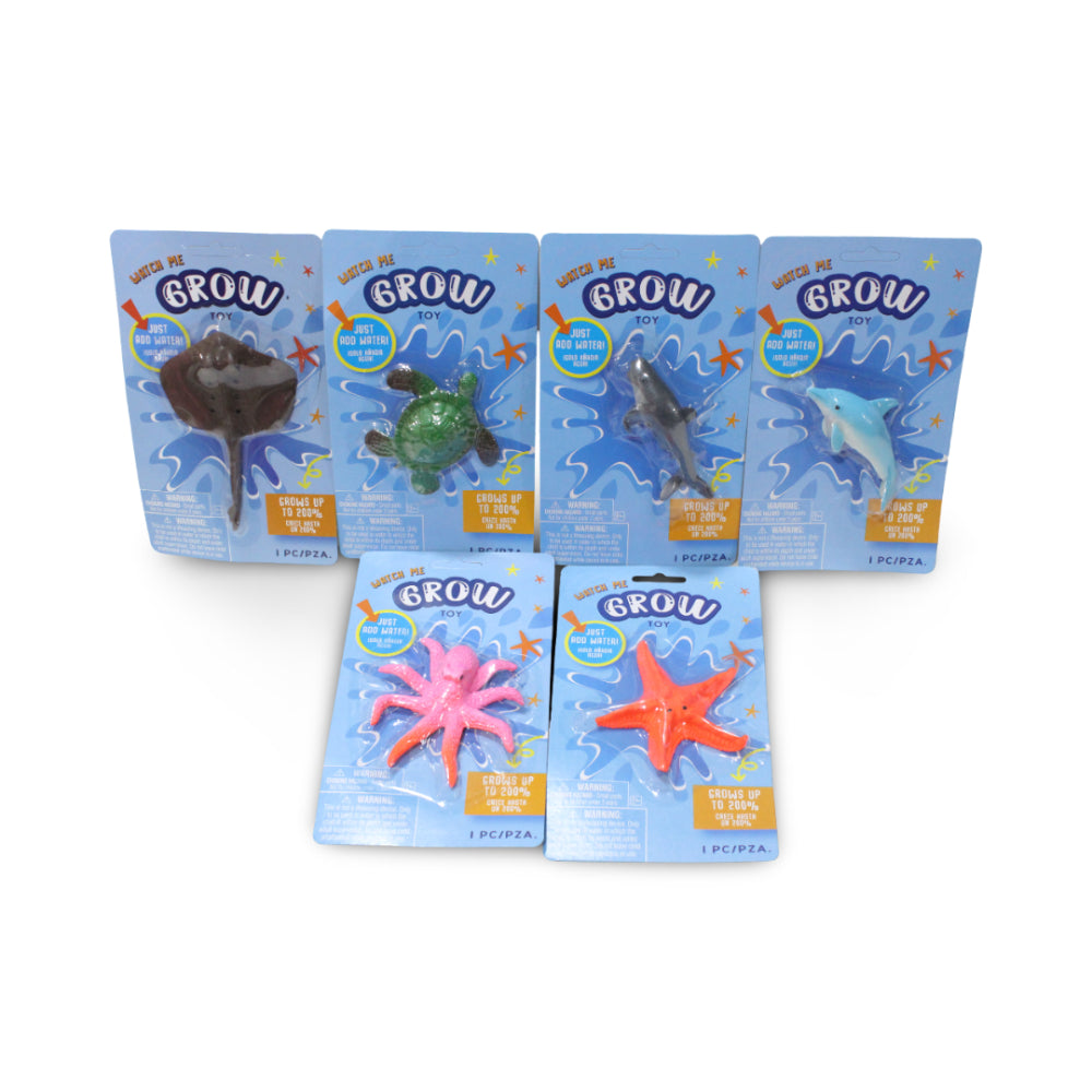 Sea Animals Grow-In-Water Toy Set