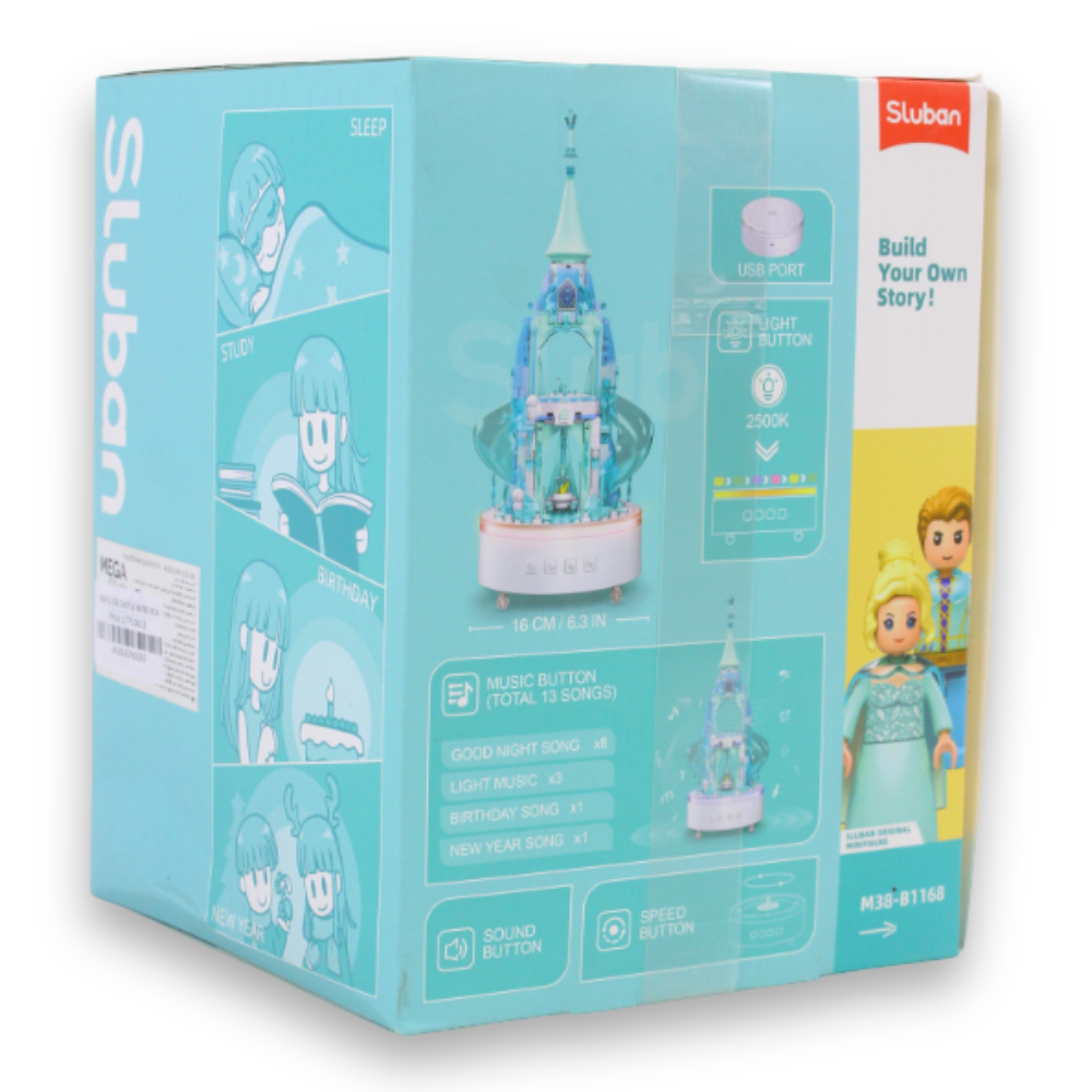 Ice Castle Music Box Building Set – 415 Pieces