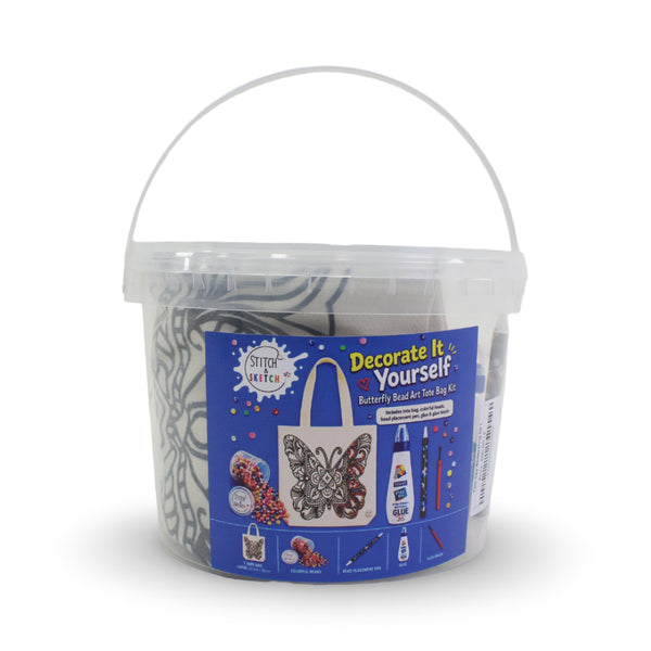 Stitch & Sketch Large Tote Bag Bedazzling Kit