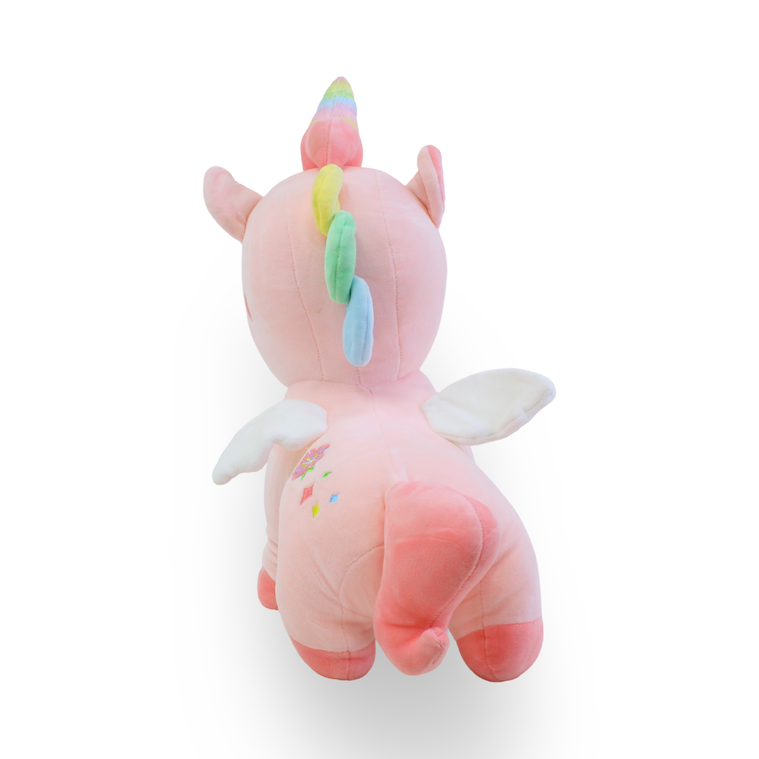 Kids Standing Unicorn Plush – Pink, 50 Cm