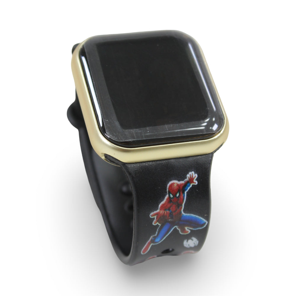 LED Touch Electronic Watch SQUARE(12Pcs/PDQ) – Black