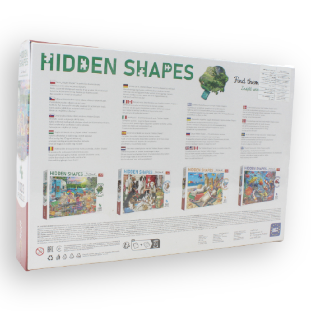 Trefl 1000-Piece Jigsaw Puzzle – Hidden Shapes Motorhome Trip