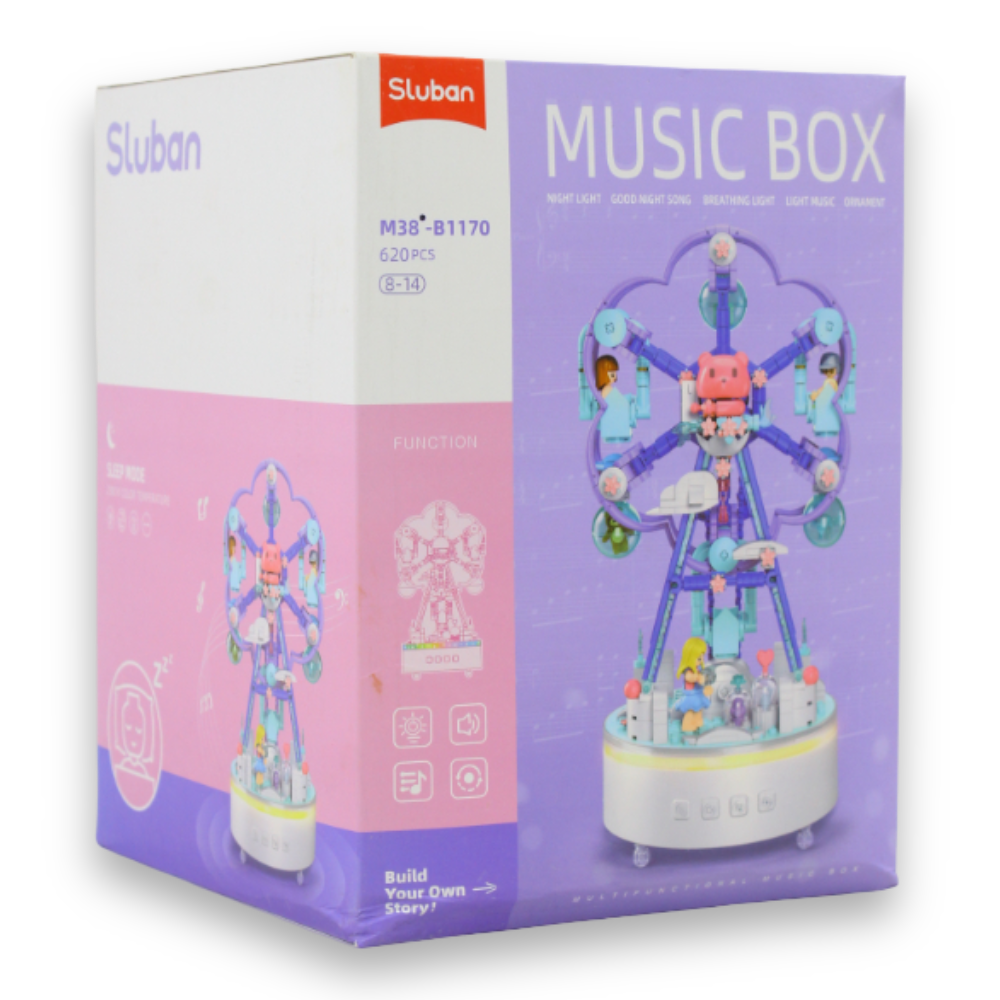 Happy Star Music Box Building Set – 620 Pieces