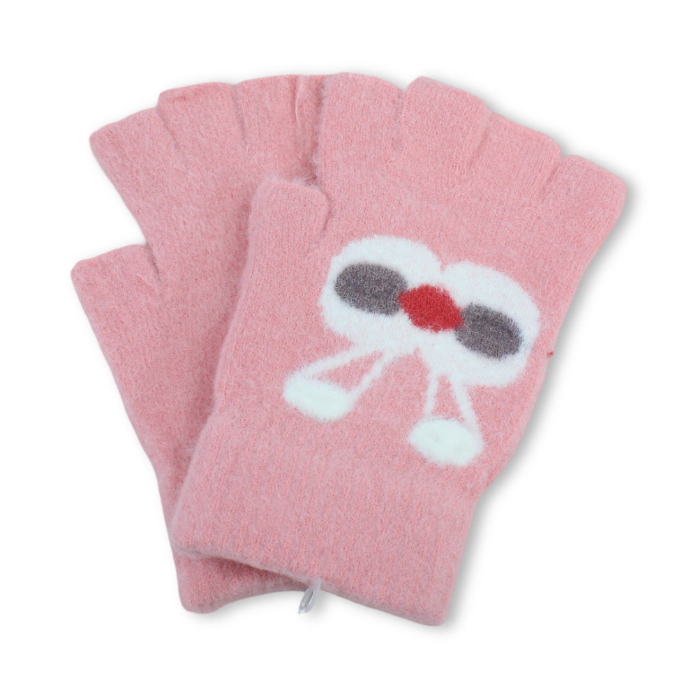 Girls Winter Gloves – Salmon