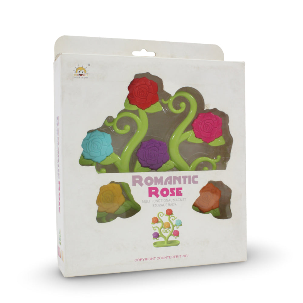 Magnetic Rose Accessories Hanger with Storage Rack