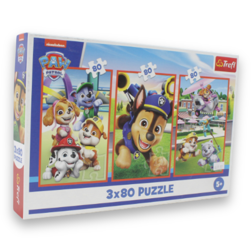 3 x 80-Piece Jigsaw Puzzle Set