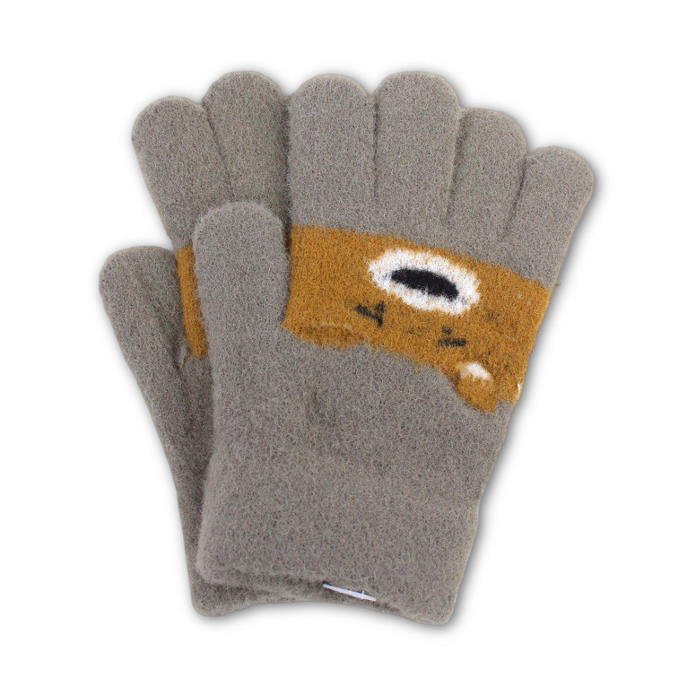 Girls Winter Gloves – Dark Green
