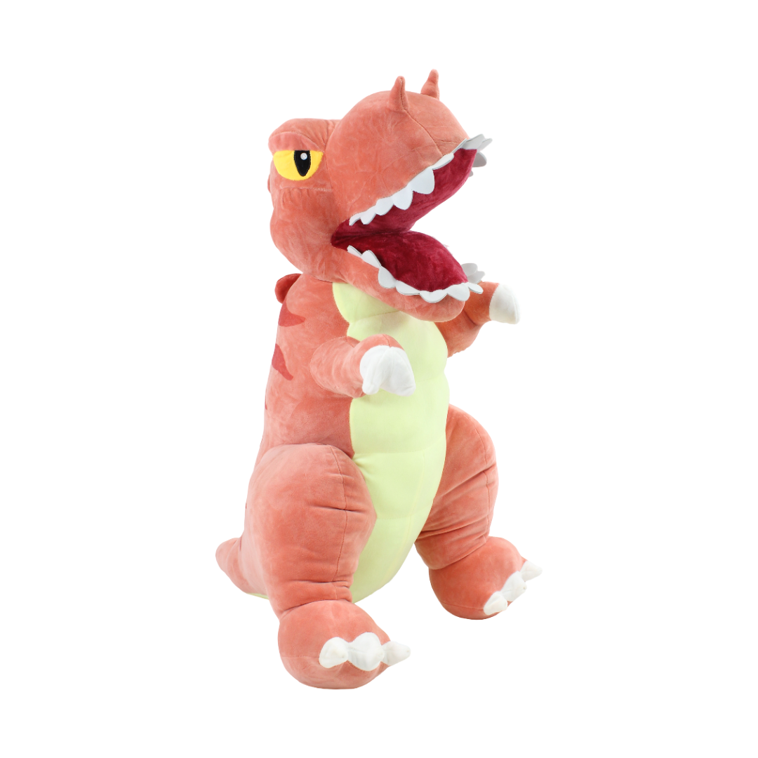 Kids Dinosaur Plush Toy – Salmon, 80 Cm