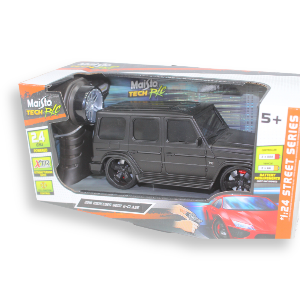 1:24 Radio Control Vehicle (2.4GHz Version) ~ 2018 Mercedes-Benz G-Class – Black