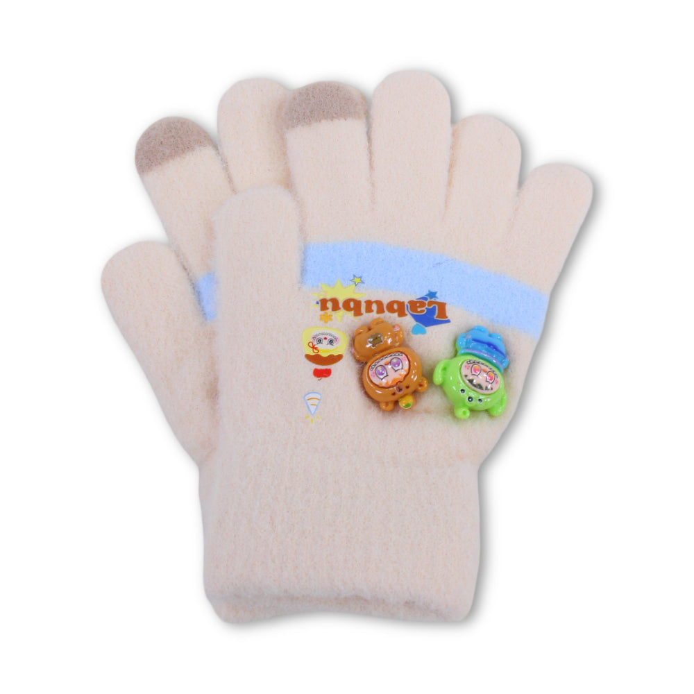 Girls Winter Gloves – Beige