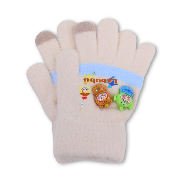 Girls Winter Gloves – Beige