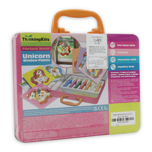 4M Pony Coloring Shapes Set