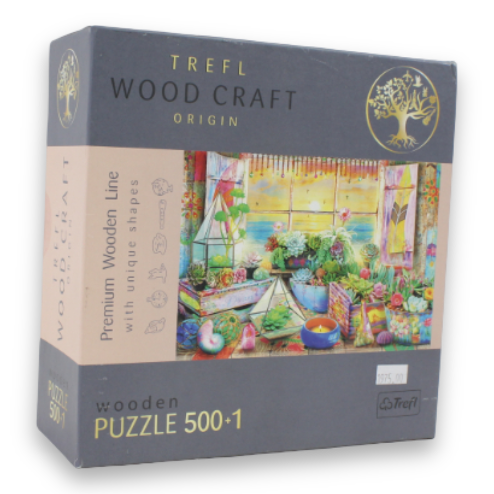 Trefl Wood Craft Beach House Wooden Jigsaw Puzzle – 500+1 Pcs