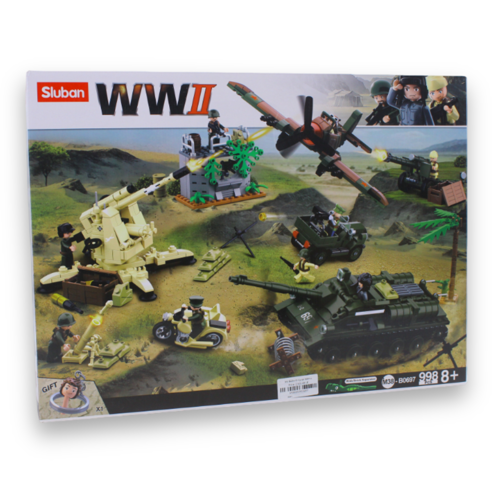 WWII Battle of Kursk Building Set – 998 Pieces