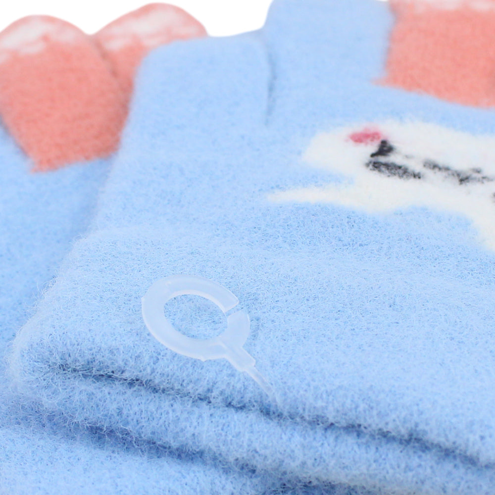 Girls Winter Gloves – Baby Blue