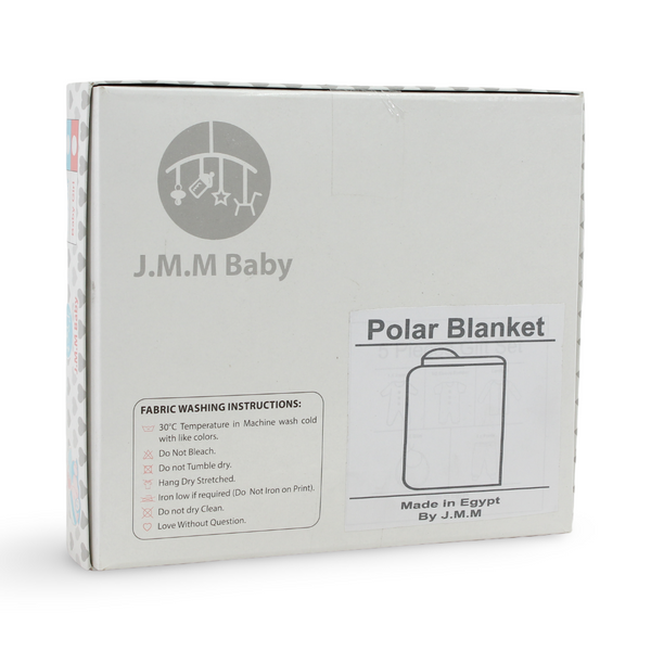 Baby Boys Fleece Hooded Blanket – Grey with Dino Print