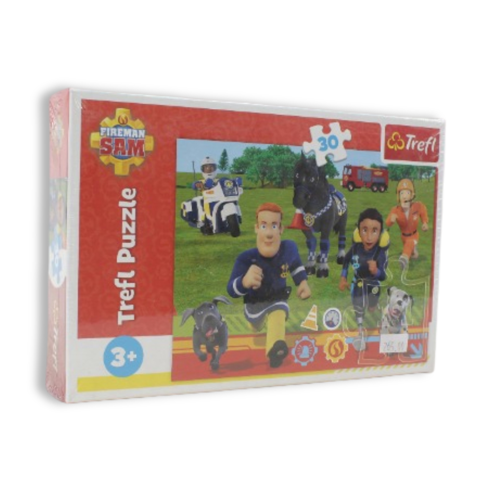 Trefl Fireman Sam: Ready To Help Jigsaw Puzzle – 30 Pcs