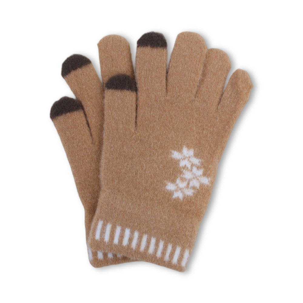 Girls Winter Gloves – Camel