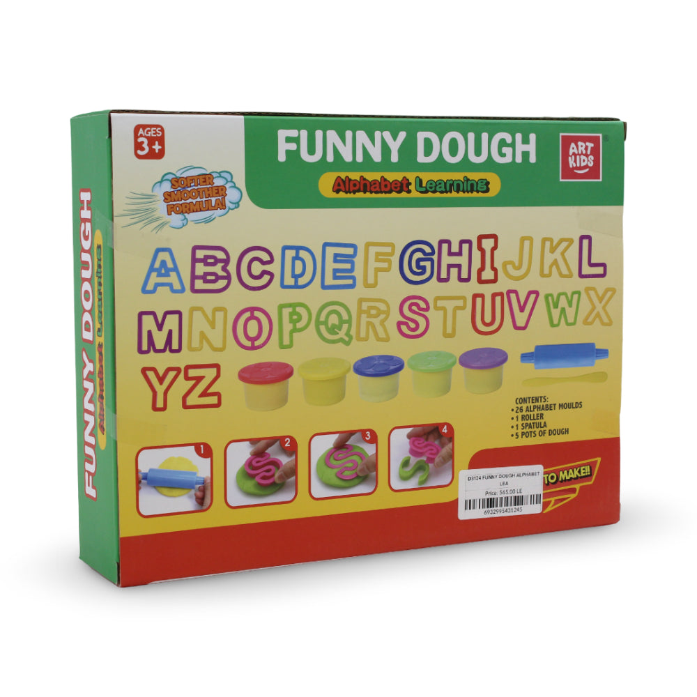 Funny Dough Alphabet Learning