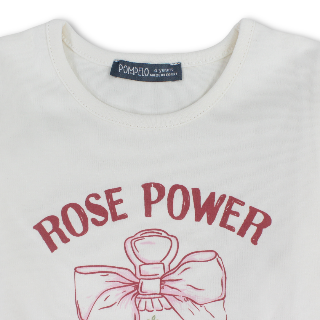 Girls T-Shirt – Off-White