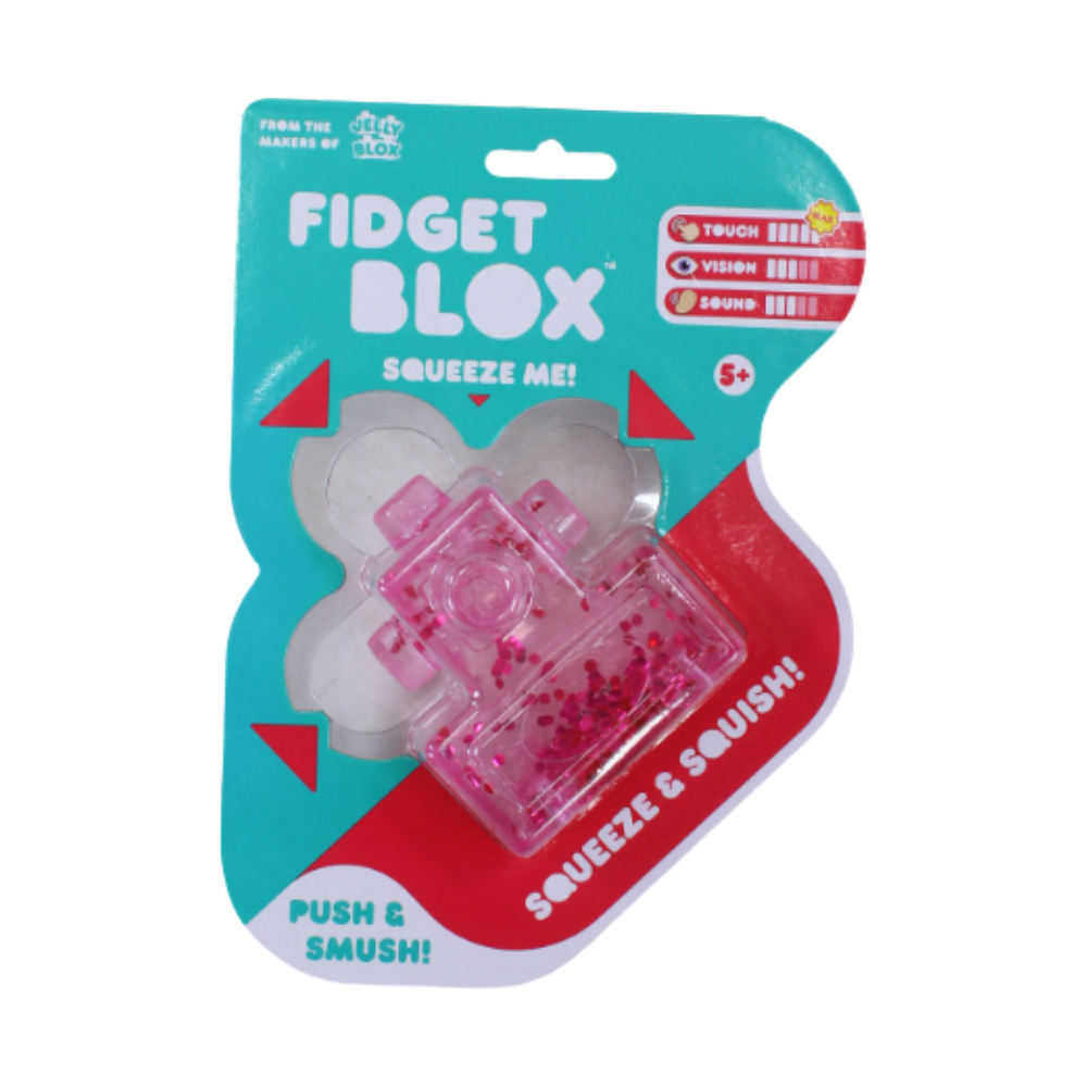 Fidget Blox Wave 2 Squish & Squeeze Pink – 1 Pc