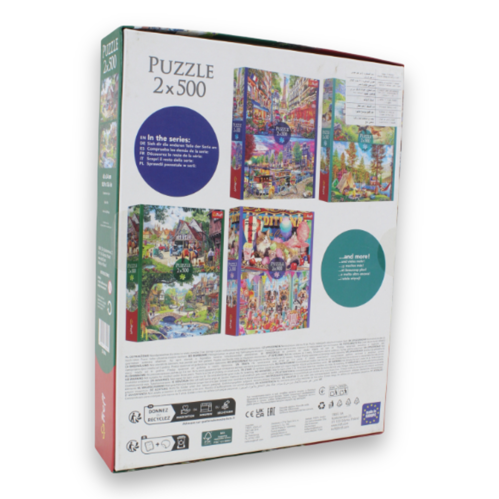 Trefl Cottage & Nature Jigsaw Puzzle Set – 2 x 500 Pcs