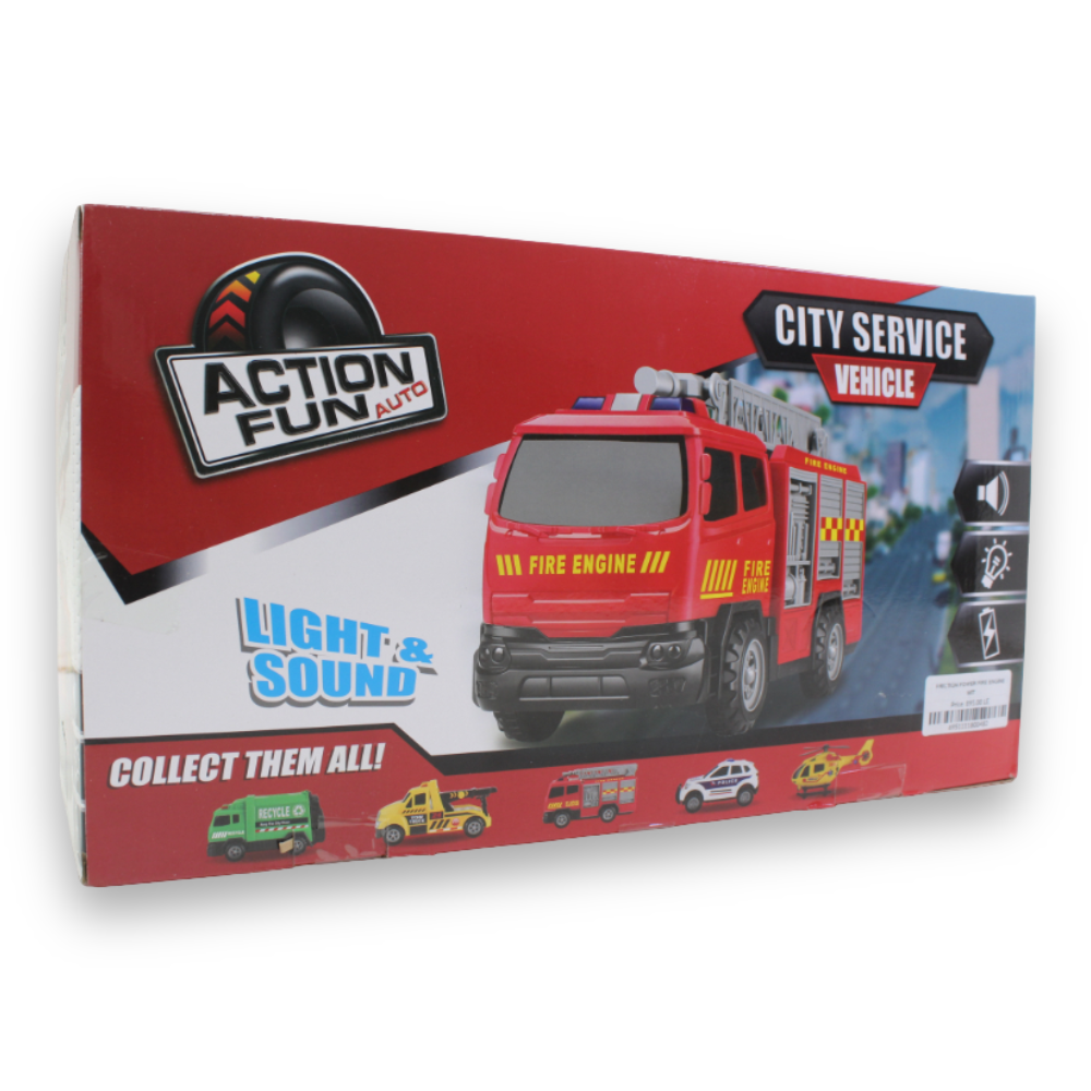 Friction Power Fire Engine with Light & Sound