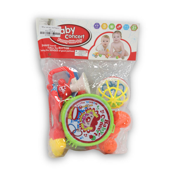 Baby Concert Musical Toy Set with Teether – Green