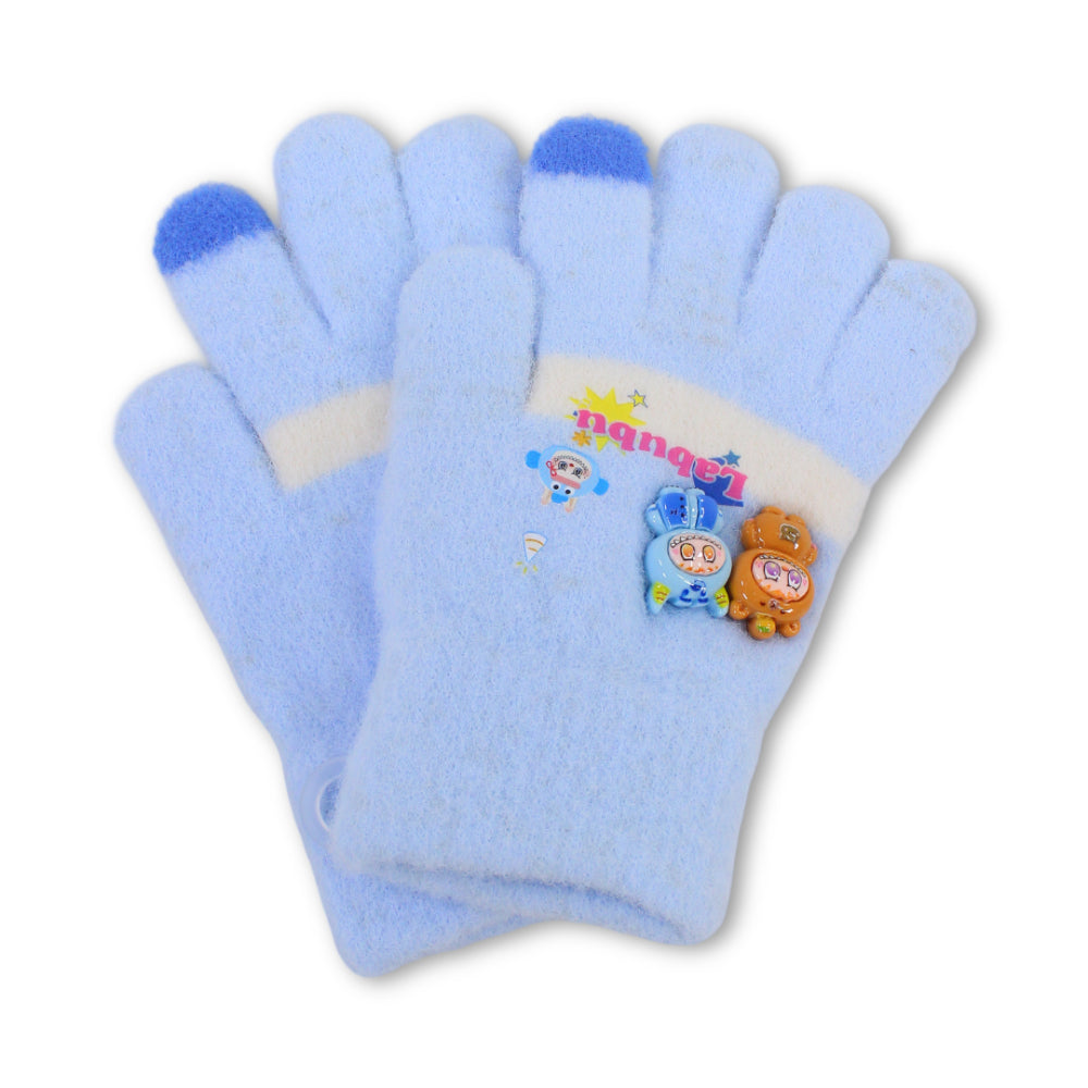 Girls Winter Gloves – Baby Blue