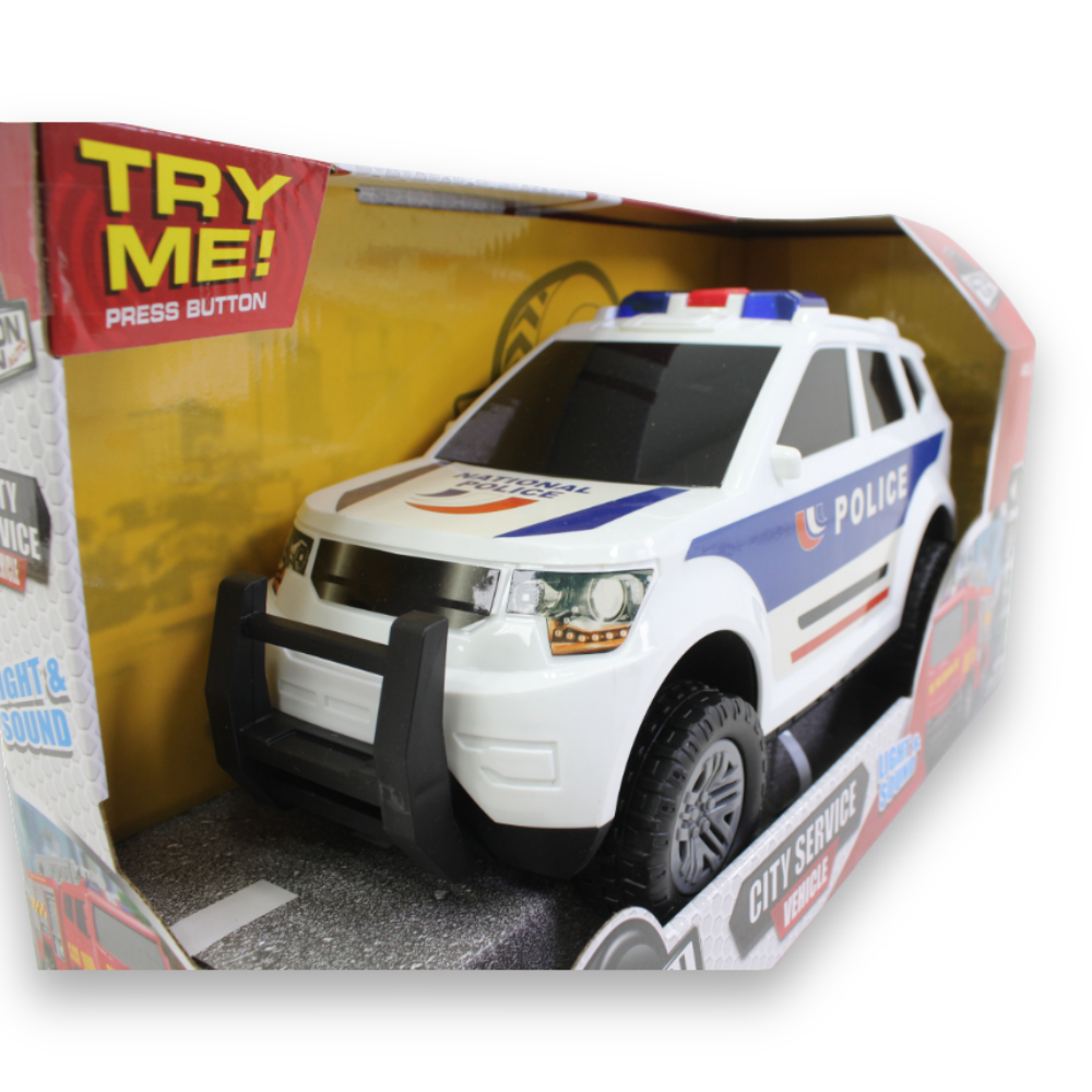 Friction Power Police Truck with Light & Sound