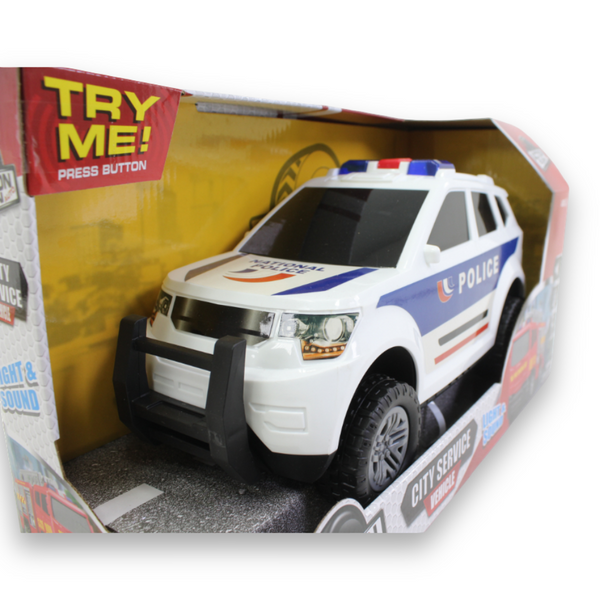 Friction Power Police Truck with Light & Sound