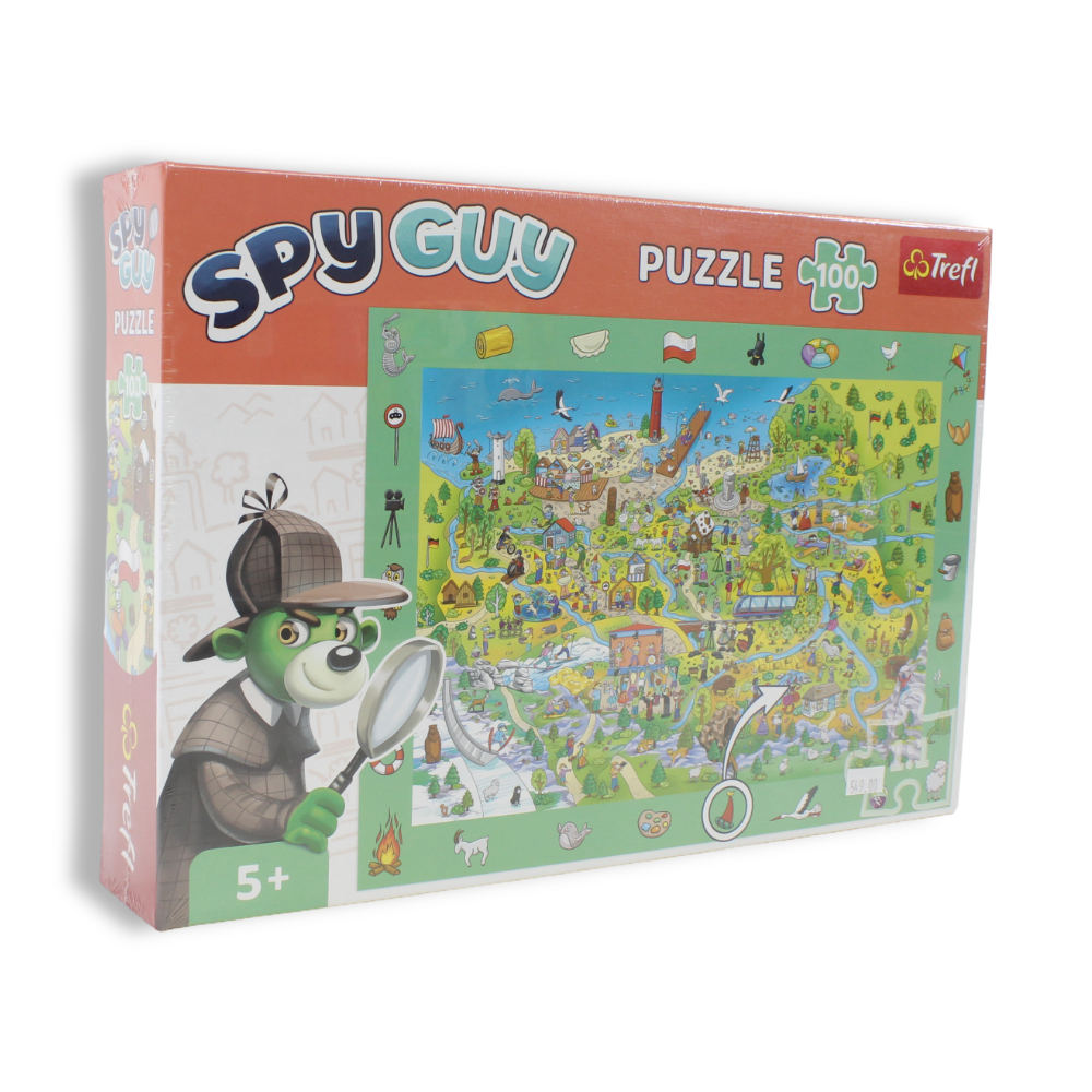 Trefl Spy Guy: Poland Observation Jigsaw Puzzle – 100 Pcs