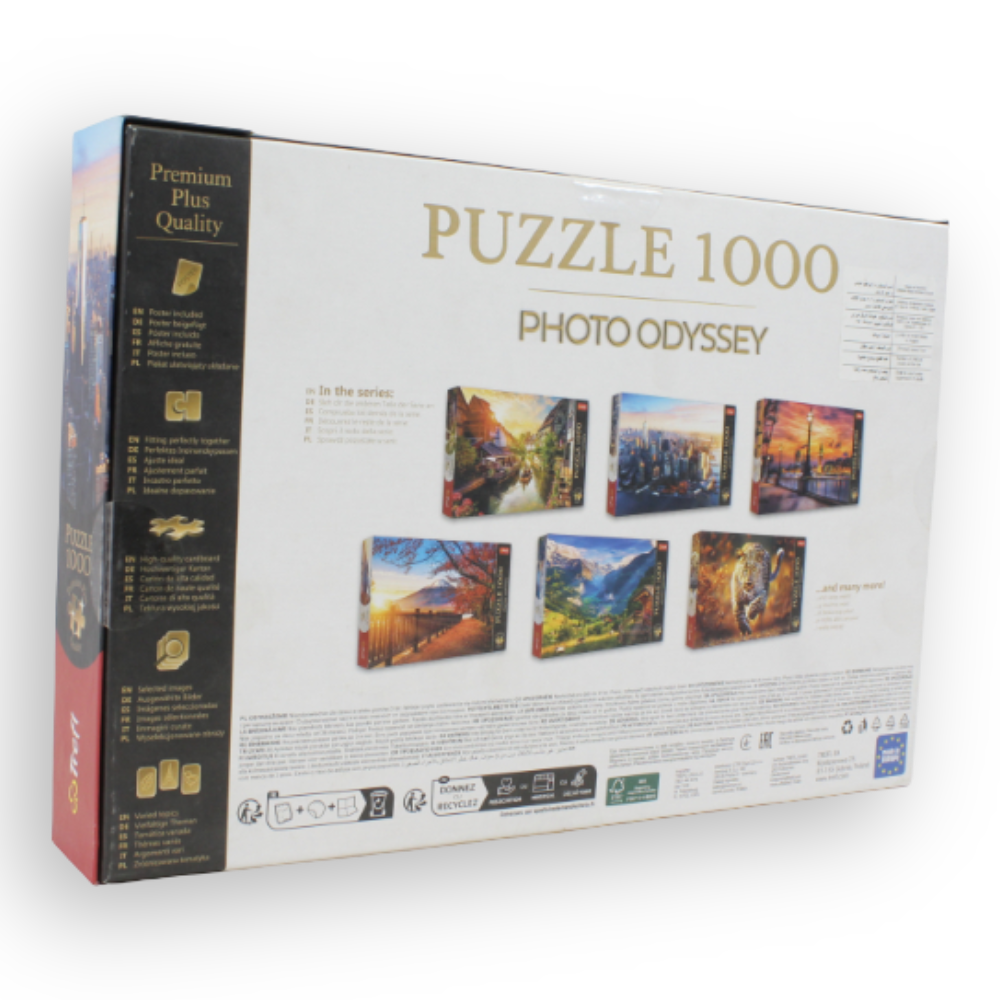 Trefl 1000-Piece Jigsaw Puzzle – Photo Odyssey: Manhattan, New York