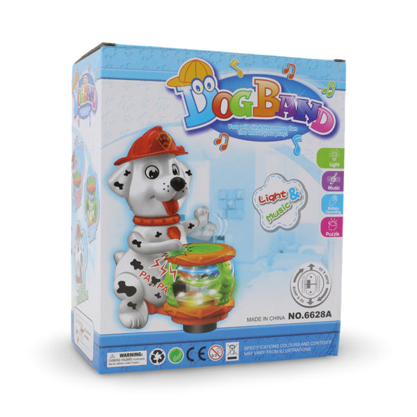 Dog Band Drum Toy with Sound & Light