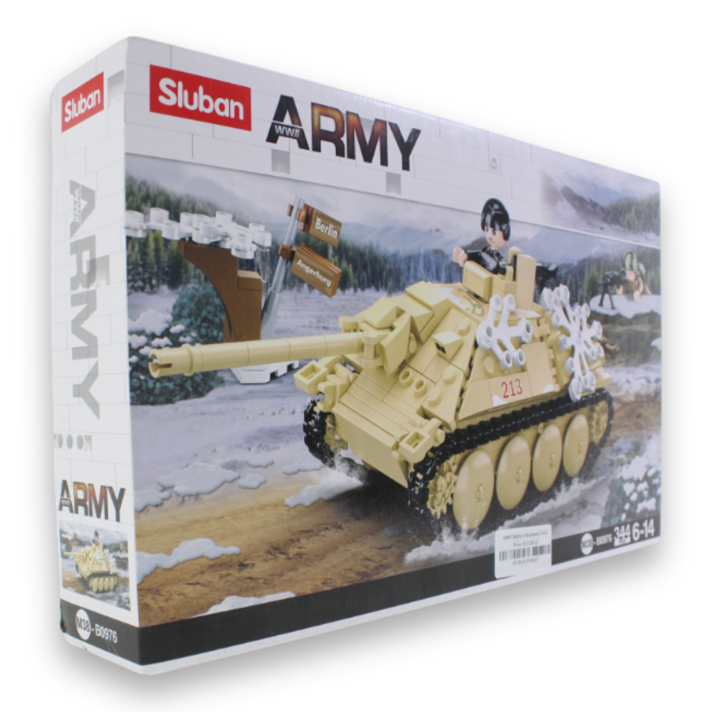 Army Battle of Budapest Tank Destroyer Building Set – 344 Pieces