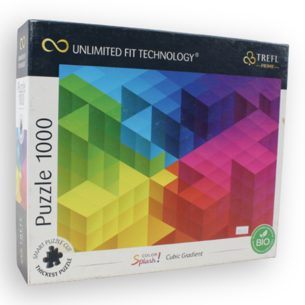 Trefl 1000-Piece Jigsaw Puzzle – Cubic Gradient
