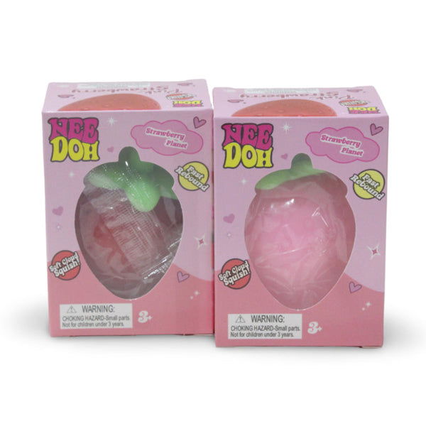 NeeDoh Strawberry Squishy Display – 1 Pcs