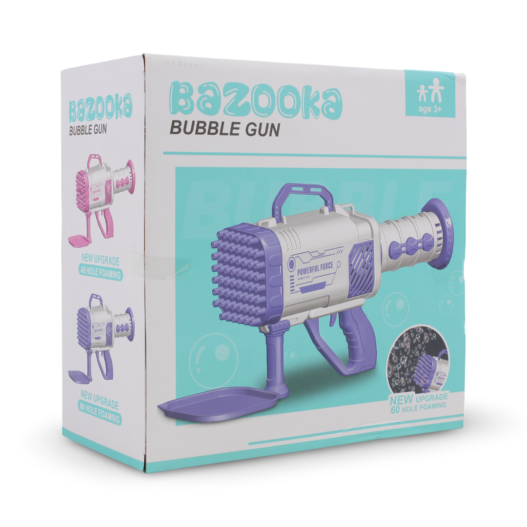 Holes Bubble Rocket With Light – Purple