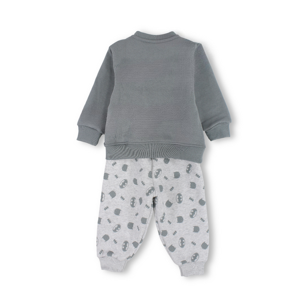Baby Boys Cotton Long-Sleeved Pajama – Batman Print