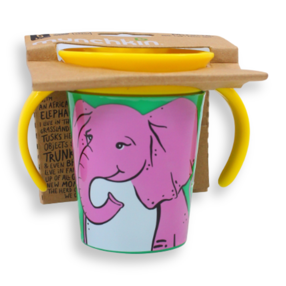 51951Munchkin Miracle® 360° WildLove Trainer Cup 6 oz - Elephant 6 months +