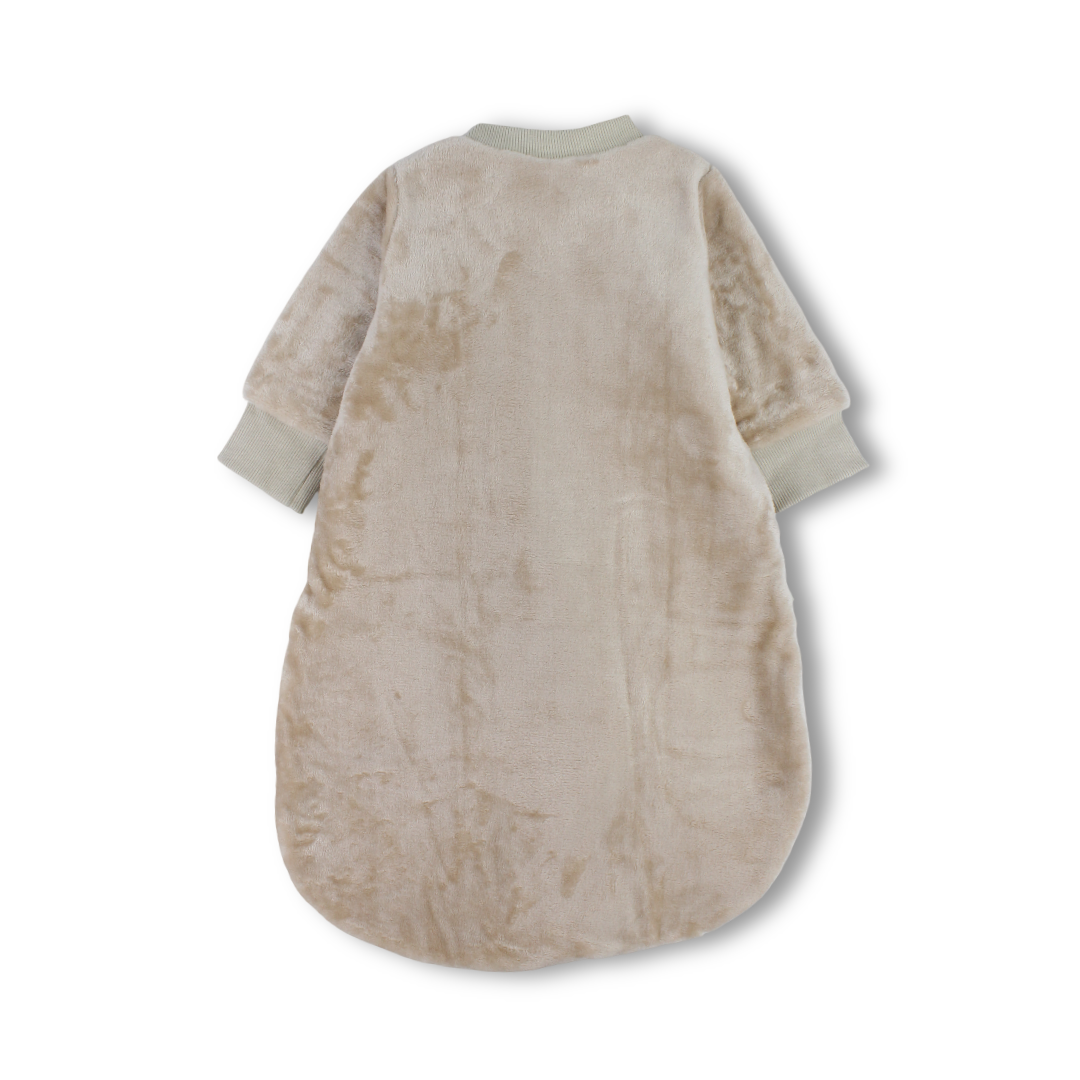 Baby Girls Sleeping Bag – Beige with Squirrel Print