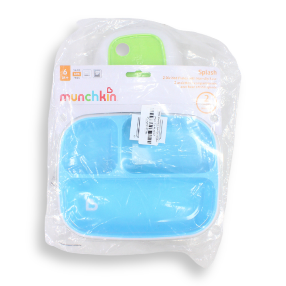 Munchkin 4pk Splash Dining Set-Blue/Green